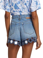 High Summer Mirror Denim Shorts