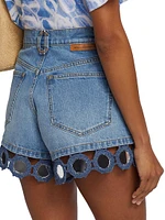 High Summer Mirror Denim Shorts