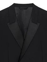 Slim-Fit Jacket in Wool with U-Lock Closing