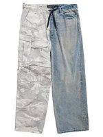 Grayscale Camo Hybrid Baggy Pants