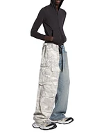 Grayscale Camo Hybrid Baggy Pants