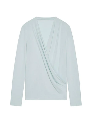 Draped Blouse Crepe Jersey