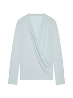 Draped Blouse Crepe Jersey