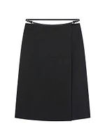 Voyou Wrap Skirt Cotton Taffetas