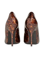 Knife 110MM Pumps Tortoise Shell Print