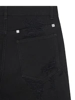 Slim Fit Jeans Destroyed Denim