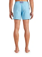 Aqua Splash Water-Reactive Graphic Swim Trunks