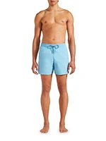 Aqua Splash Water-Reactive Graphic Swim Trunks