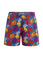 Noumea Sea Shell Graphic Swim Trunks