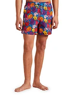 Noumea Sea Shell Graphic Swim Trunks