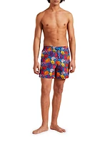 Noumea Sea Shell Graphic Swim Trunks