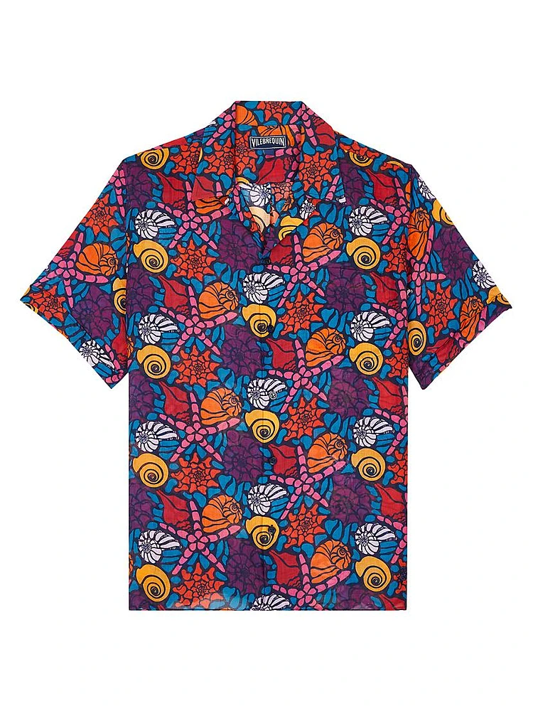 Noumea Sea Graphic Camp Shirt