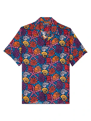 Noumea Sea Graphic Camp Shirt