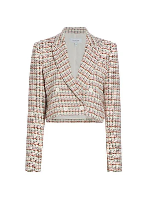 Kyle Cotton-Blend Tweed Jacket