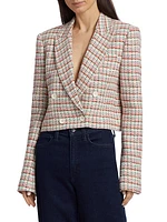 Kyle Cotton-Blend Tweed Jacket