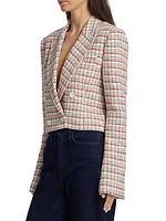 Kyle Cotton-Blend Tweed Jacket