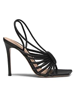 100MM Nappa Leather Sandals