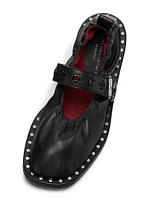 Falabella Star-Eyelet Ballerina Flats