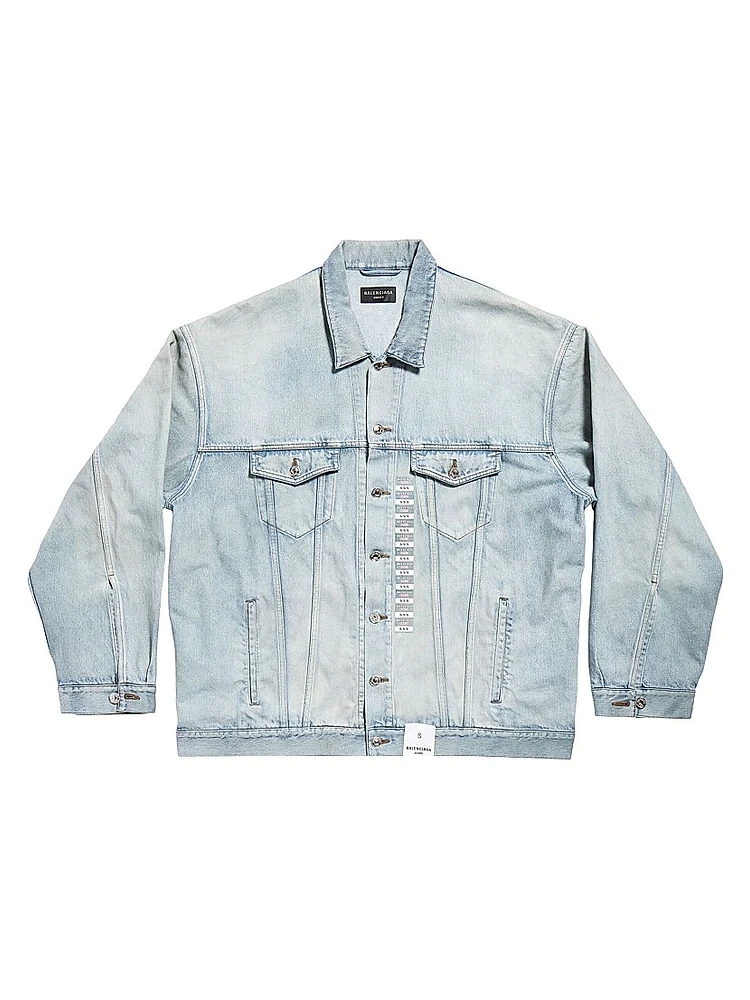 Denim Sticker Jacket