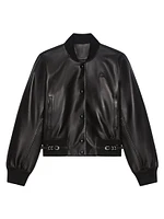 Voyou Varsity Jacket Leather