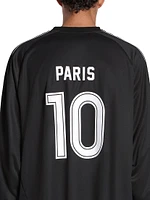 Paris Soccer Long Sleeve Oversized T-Shirt