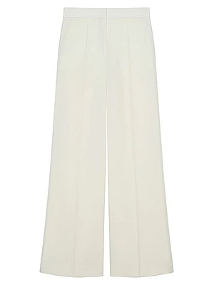 Flare Tailored Pants in Wool and Mohair