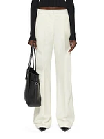 Flare Tailored Pants Wool and Mohair