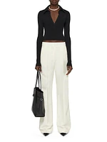 Flare Tailored Pants Wool and Mohair