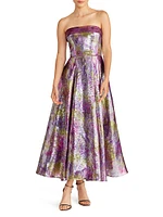 Eve Sequined Strapless Dress