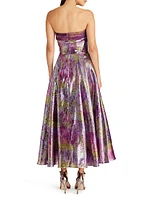 Eve Sequined Strapless Dress