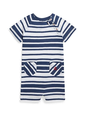 Baby Boy's Striped Jersey Romper