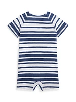 Baby Boy's Striped Jersey Romper