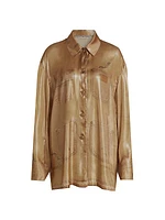 Trompe L'oeil Metallic Workwear Shirt