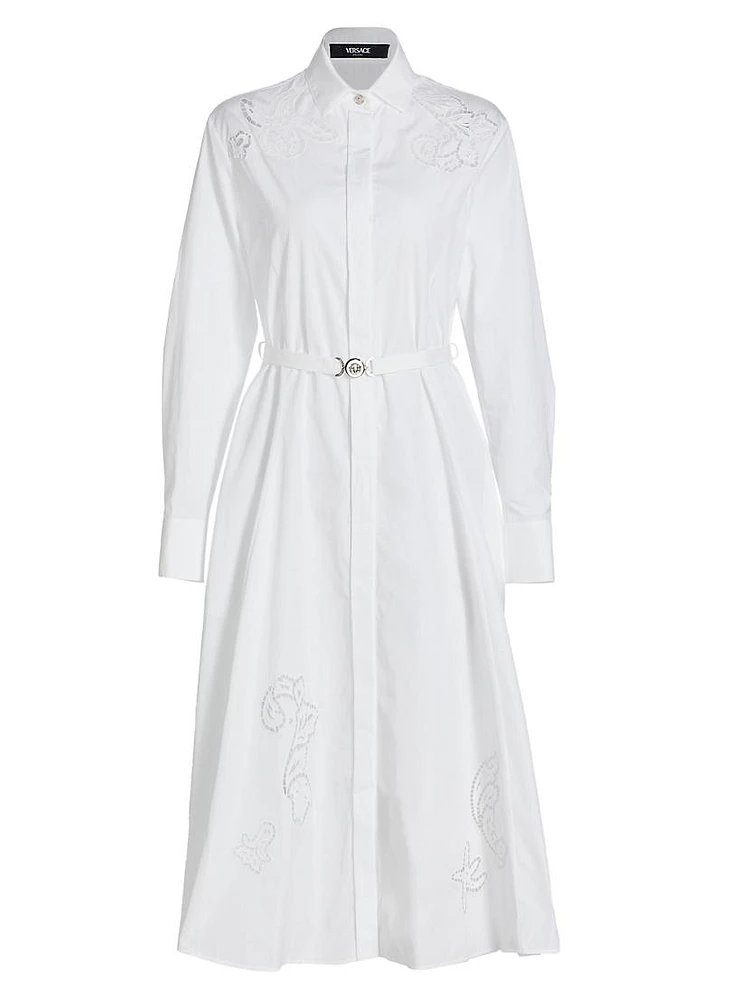 Cotton Poplin Midi-Dress