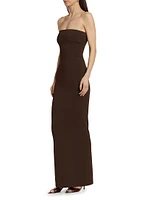 Lehua Knit Strapless Maxi Dress