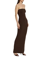 Lehua Knit Strapless Maxi Dress