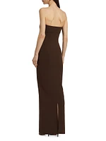 Lehua Knit Strapless Maxi Dress