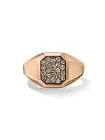 Streamline Signet Ring 18K Rose Gold