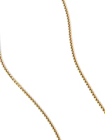 Box Chain Necklace 18K Gold