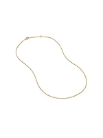 Box Chain Necklace 18K Gold