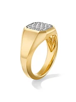 Streamline Signet Ring 18K Yellow Gold