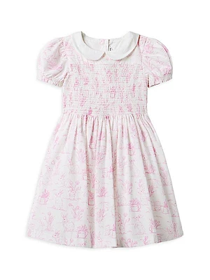 Little Girl's & Girl's The Charlotte Smocked Collared Dress