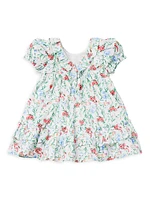 Baby Girl's Floral Ruffle Dress