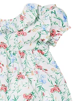 Baby Girl's Floral Ruffle Dress