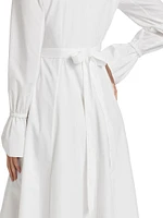 Willow Cotton Poplin Midi-Dress