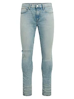 Zack Distressed Stretch Skinny Jeans