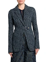 Tiger Cashmere-Blend Blazer