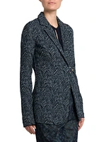 Tiger Cashmere-Blend Blazer