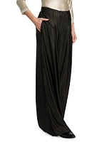 Jersey Wide-Leg Pants