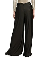 Jersey Wide-Leg Pants